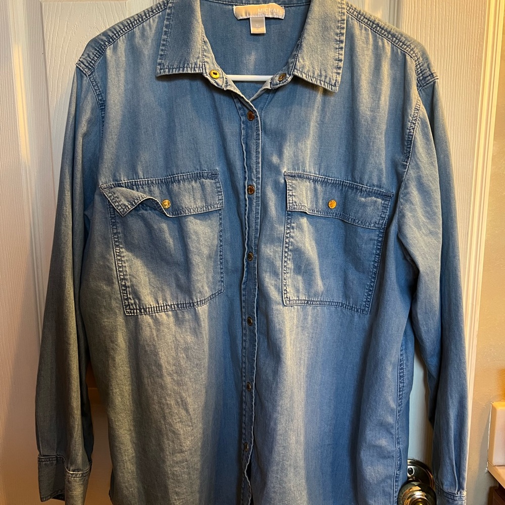 Michel Kors Women’s Blue Denim Shirt